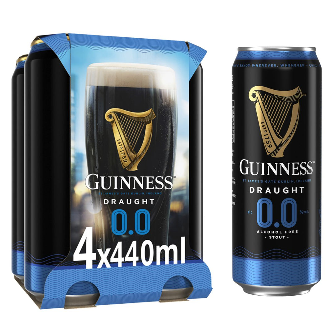 GUINNESS CANS DRAUGHT 4PK 440ML