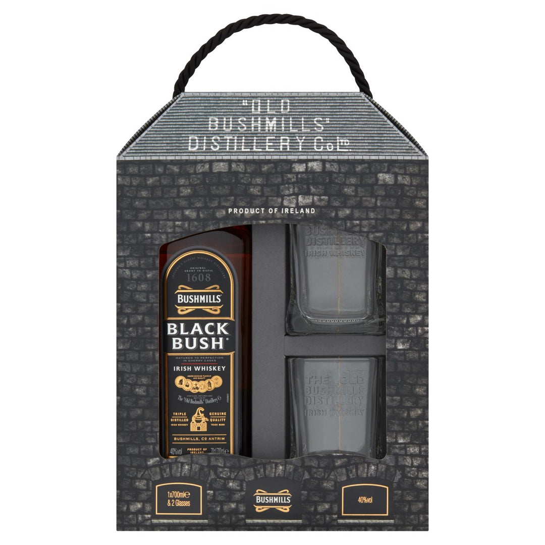 BLACK BUSH TWIN GLASS PACK 700ML