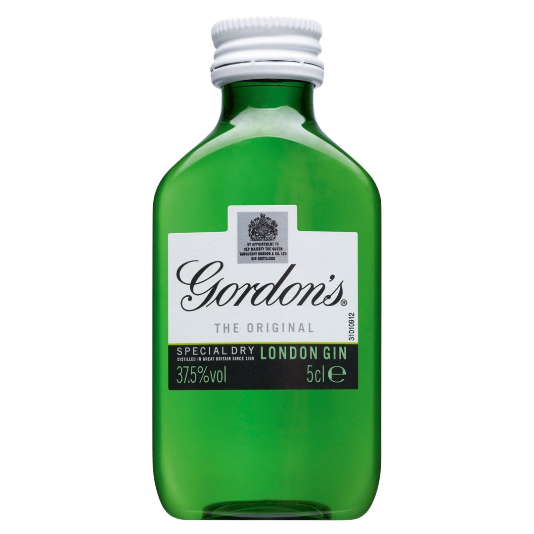 GORDONS GIN PLASTIC MINS 5CL 12PK