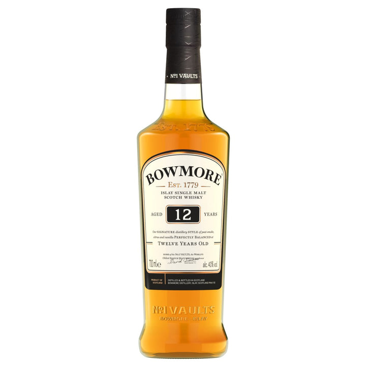 BOWMORE 12 YEAR OLD SCOTCH WHISKY 700ML