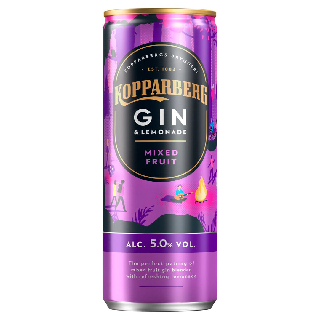 KOPP GIN CANS MIXED FRUIT 12X250ML