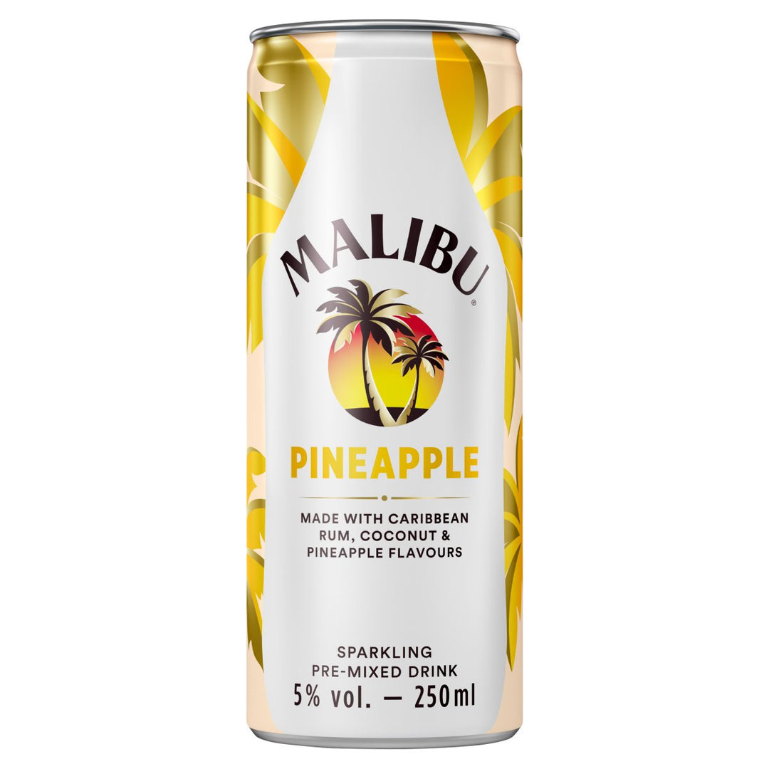 MALIBU & SPARKLING PINEAPPLE CANS