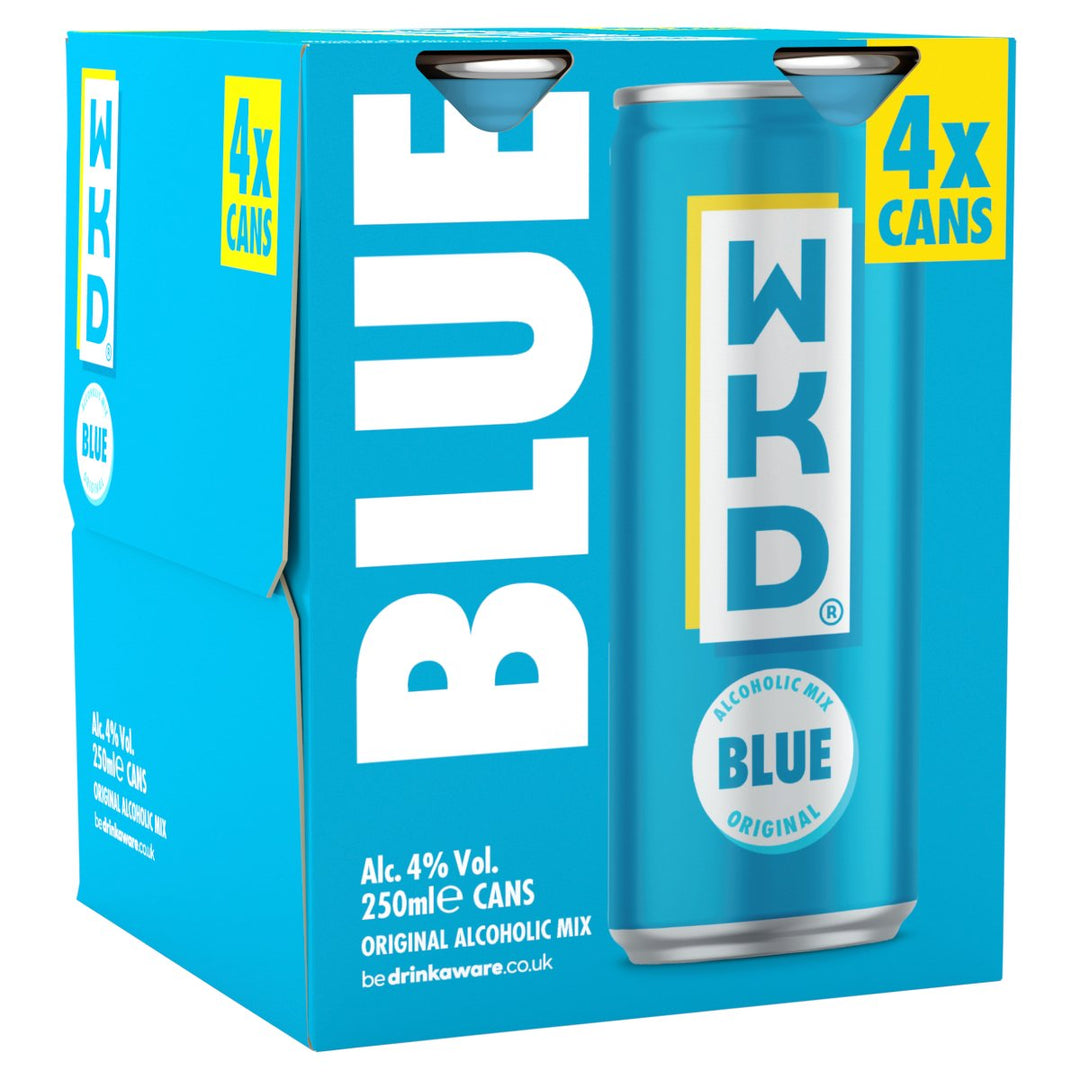 WKD BLUE CANS 4PK