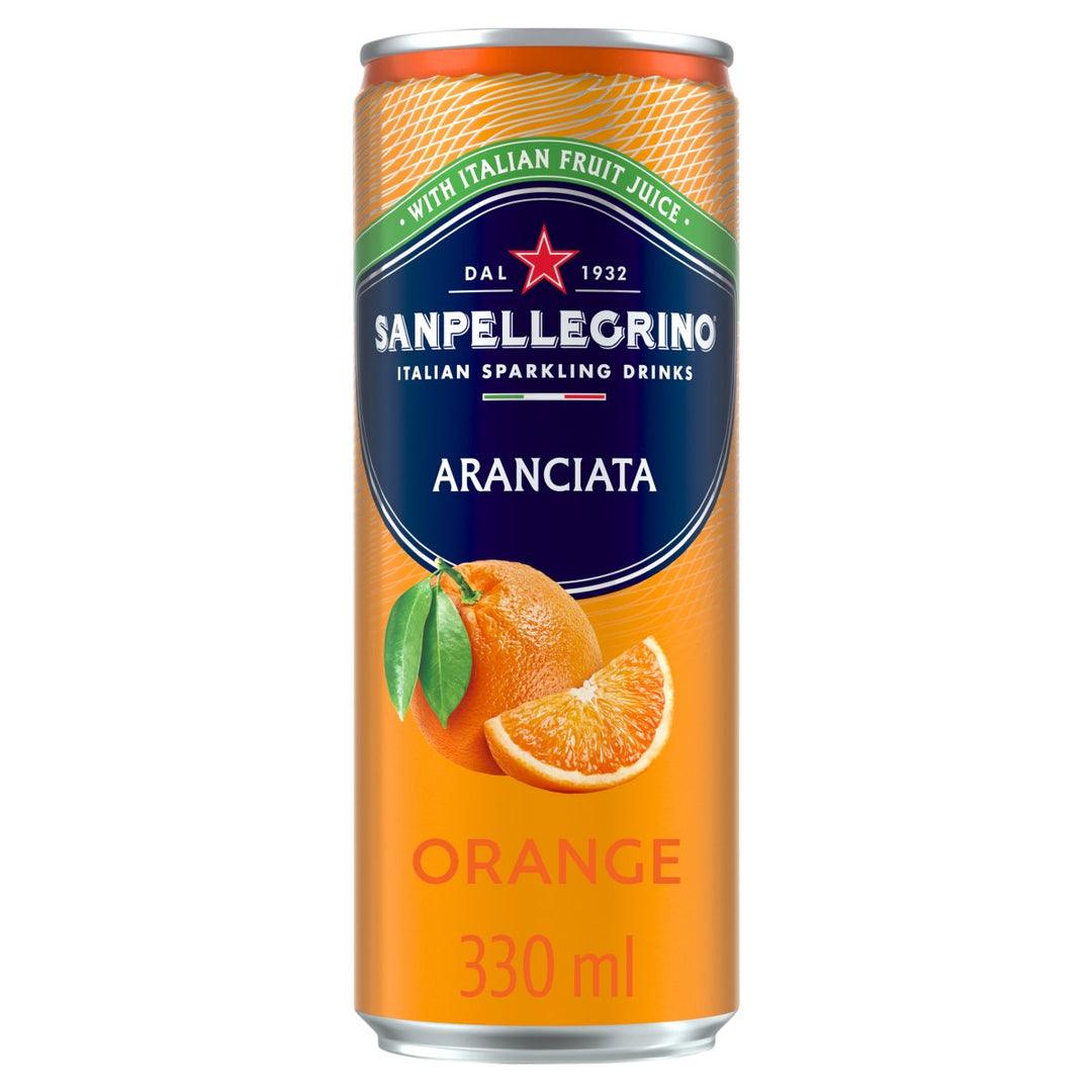 SAN PELLEGRINO CANS ORANGE