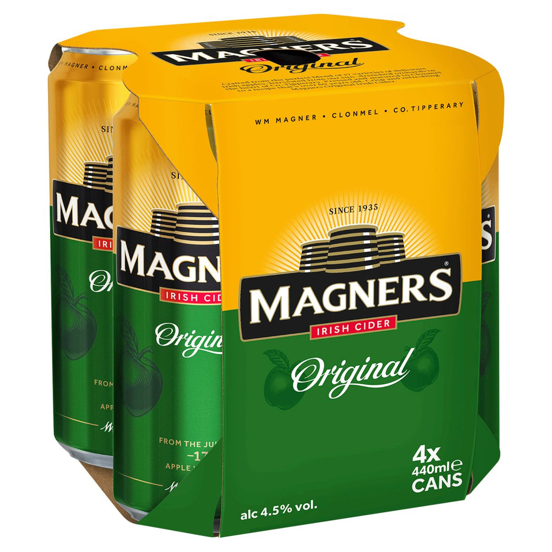 MAGNERS CIDER 4PK CANS 440ML