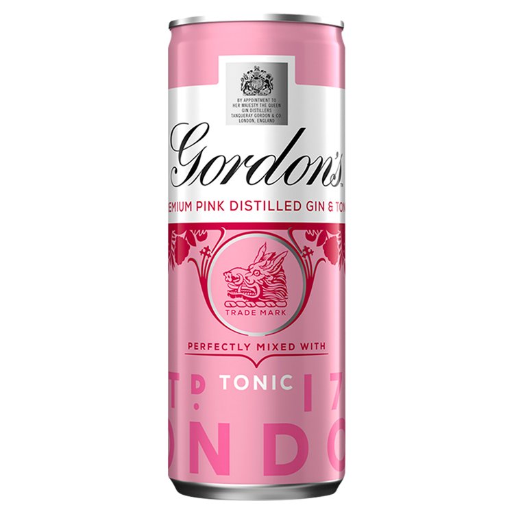 GORDONS PINK & TONIC CANS