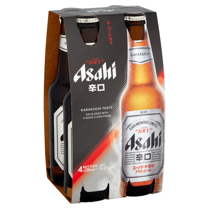 ASAHI DRY 4PK 330ML