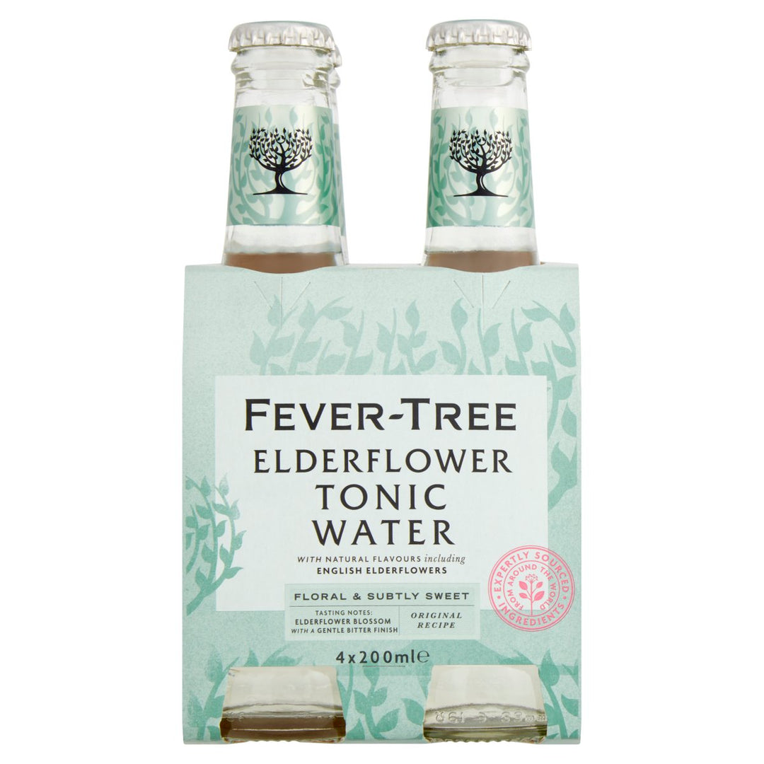 FEVER TREE ELDERFLOWER TONIC WATER 4PK