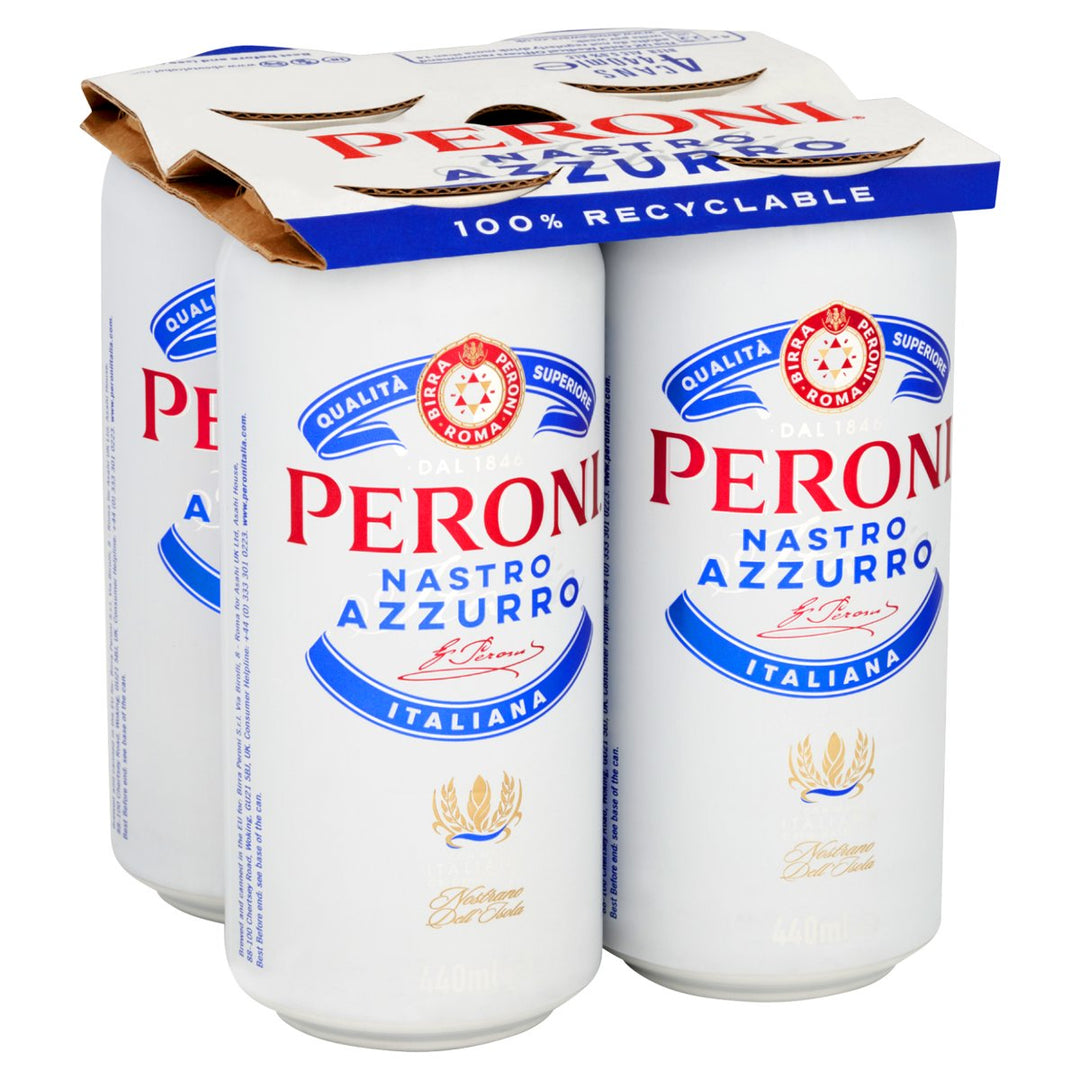 PERONI 4PK CANS 440ML