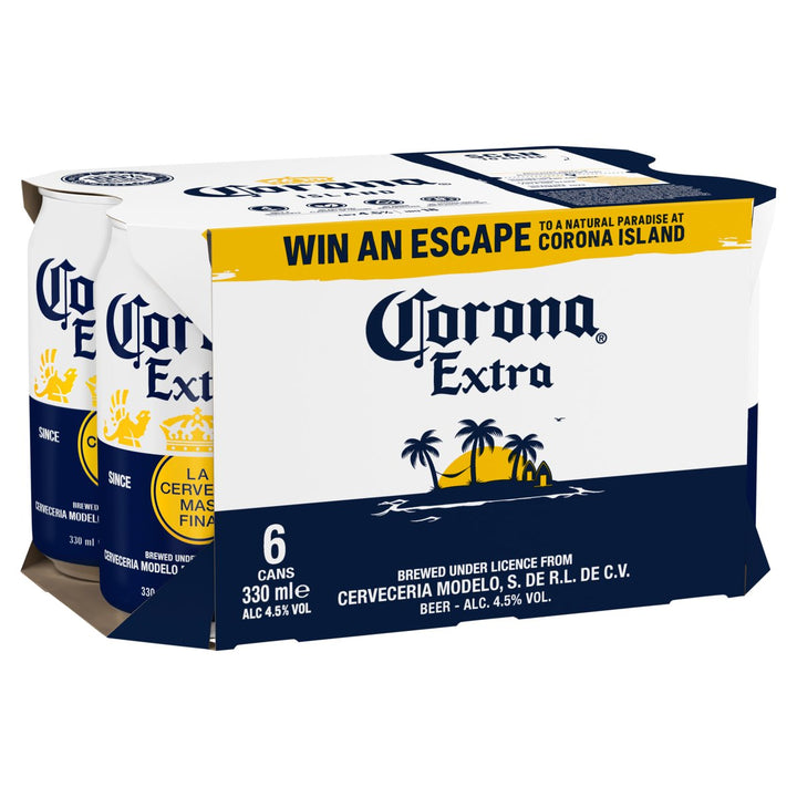 CORONA 6PK CANS 330ML