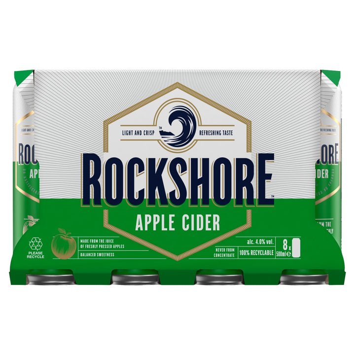 ROCKSHORE APPLE CIDER 8PK CANS 500ML