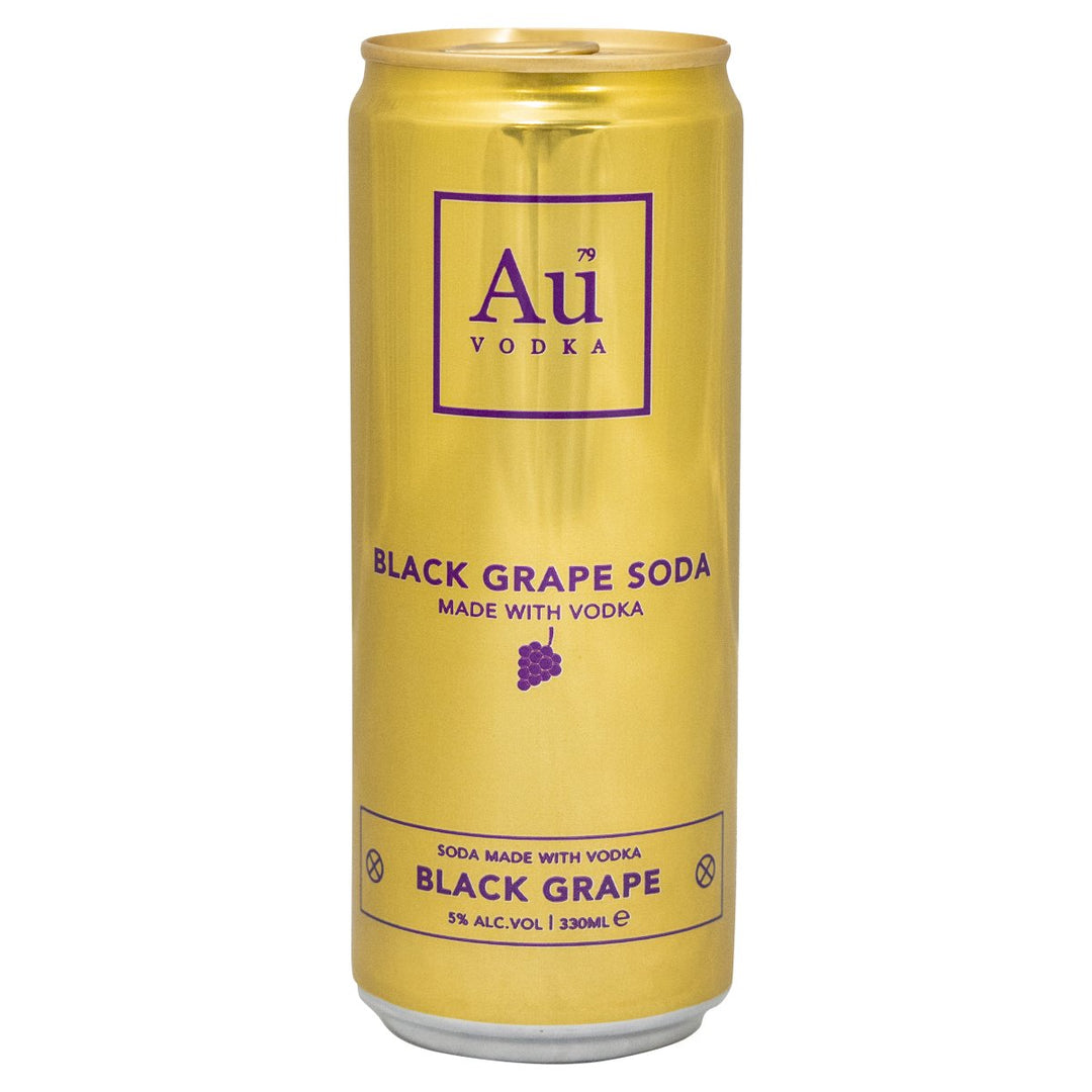 AU VODKA BLACK GRAPE CANS