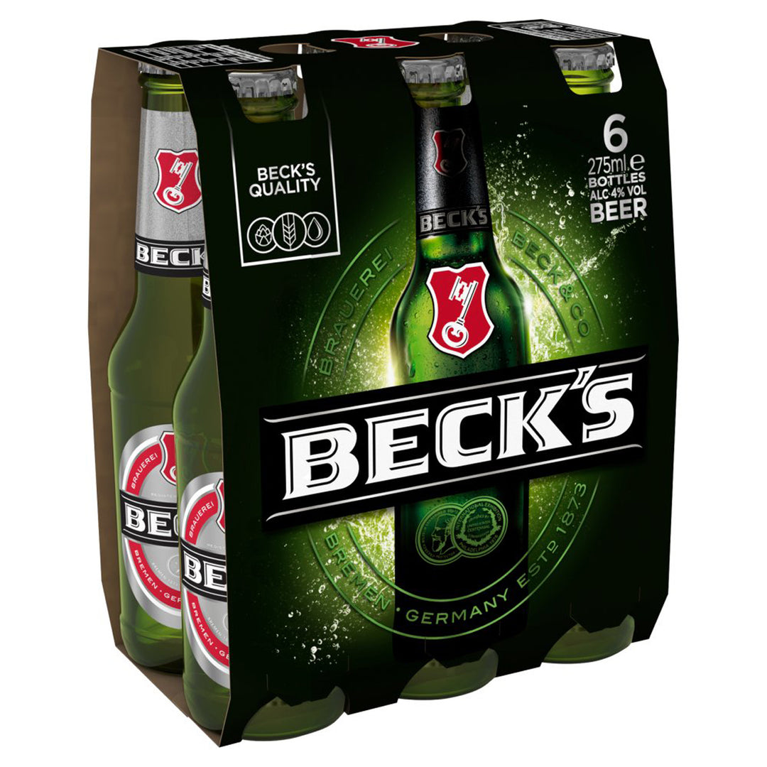 BECKS BTLS 6PK 275ML