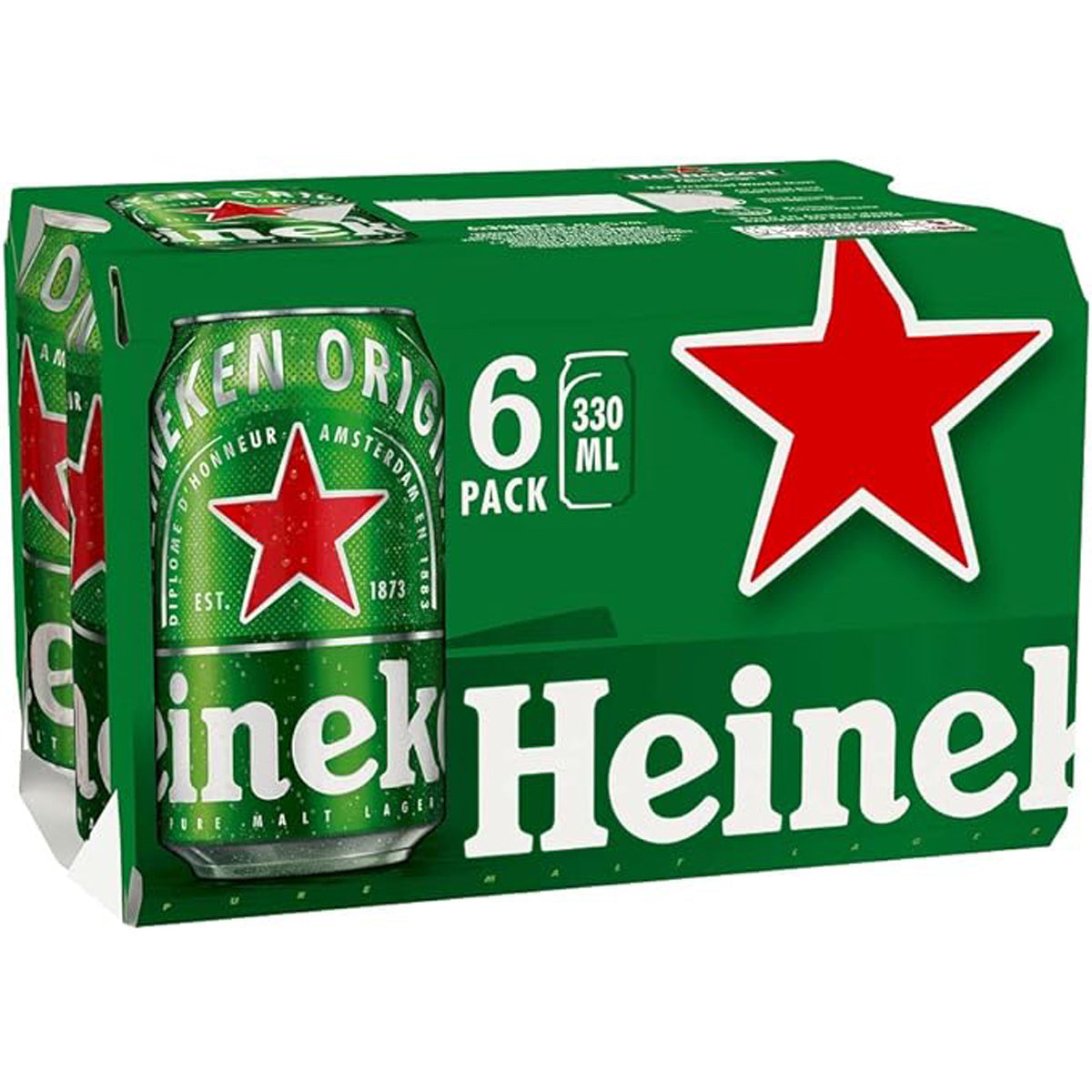 HEINEKEN CANS 6PK 330ML – Drinks Inc.