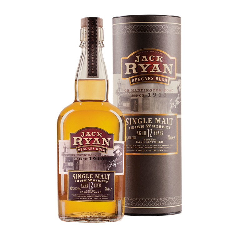 JACK RYAN 12 YEAR OLD IRISH WHISKEY 700ML