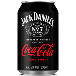 JACK DANIELS & COKE ZERO RTD