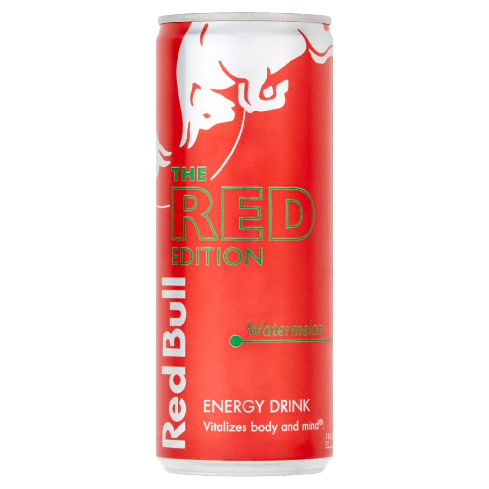 RED BULL CANS RED EDITION WATERMELON 12X250ML