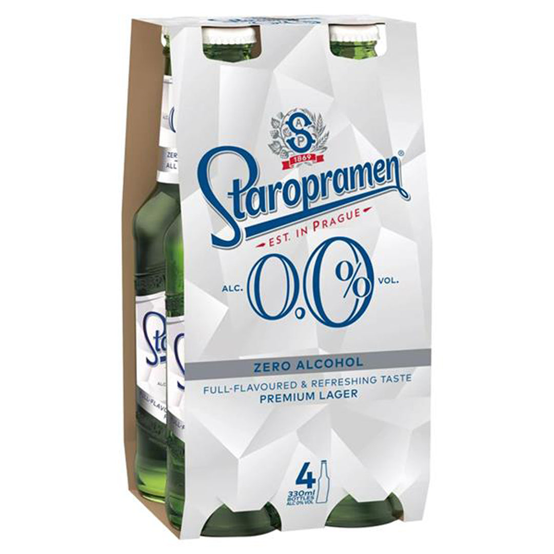 STAROPRAMEN 0% BTLS 4PK