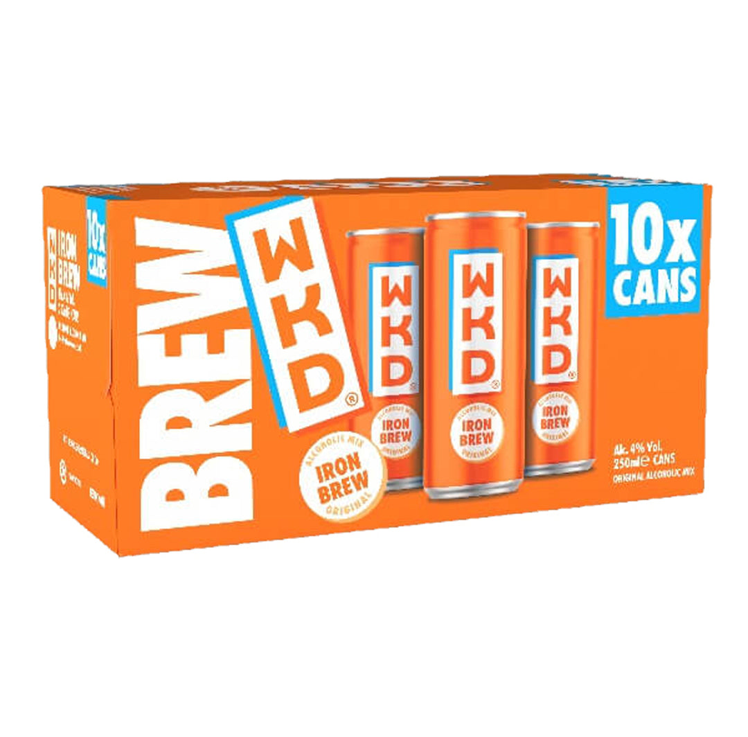 WKD IRON BREW 10PK SINGLE CANS – Drinks Inc.