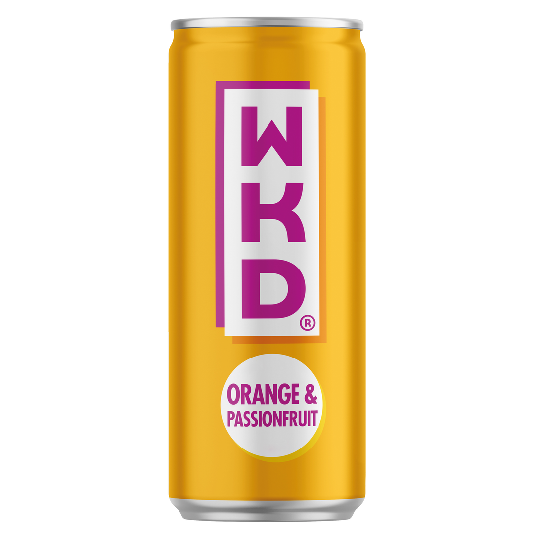 WKD ORANGE & PASSIONFRUIT CANS