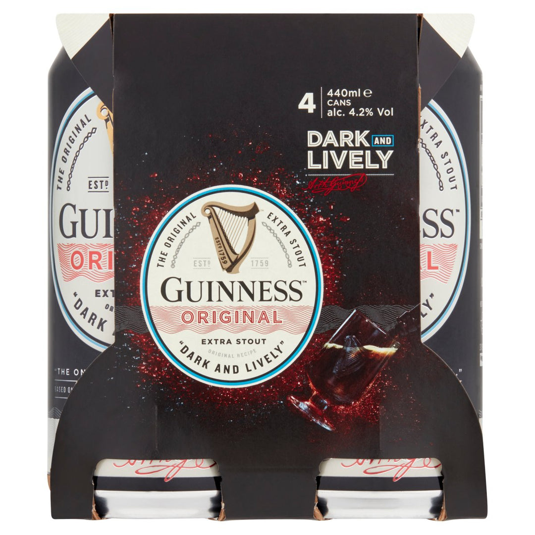 GUINNESS STOUT CANS 24X440ML