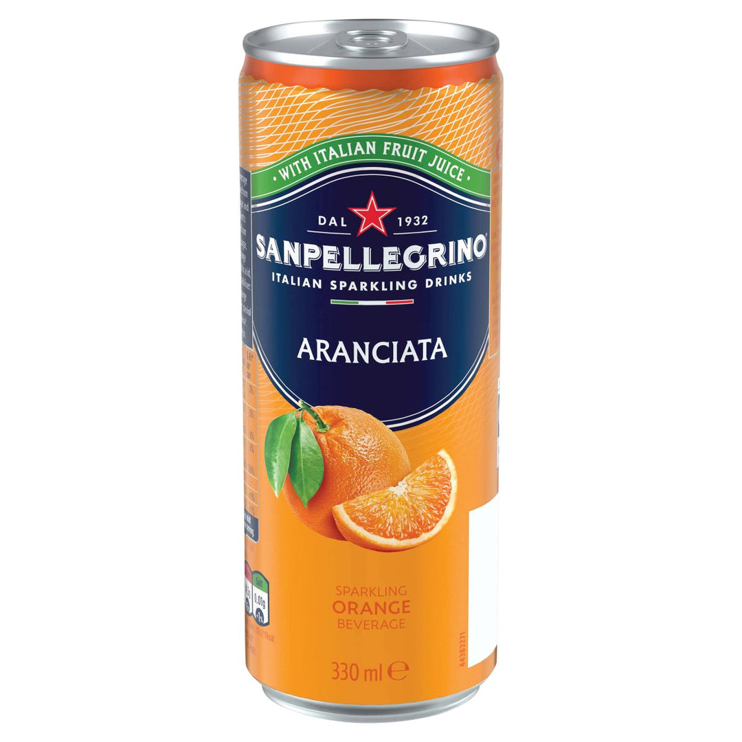 SAN PELLEGRINO CANS ORANGE