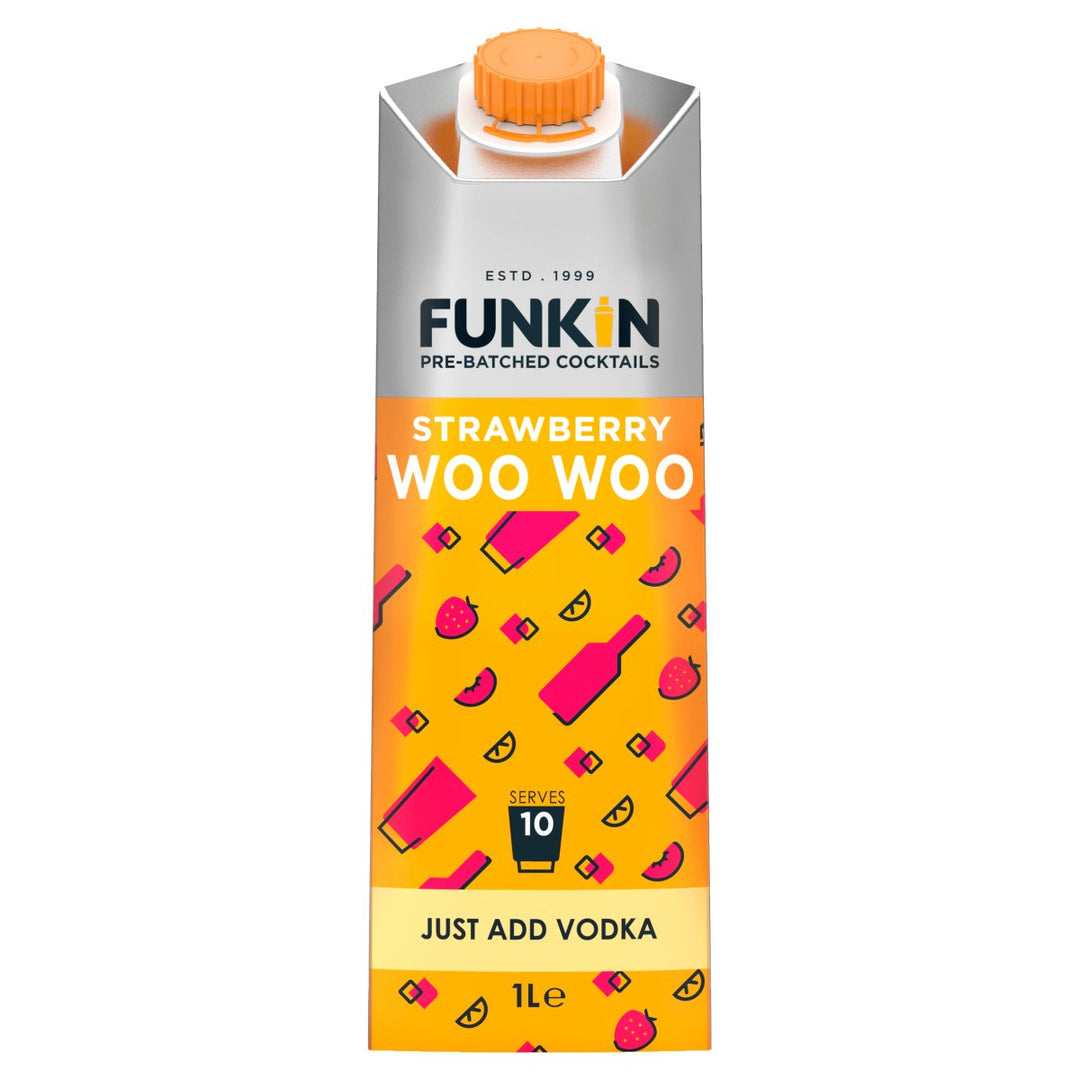 FUNKIN S/BERRY WOO WOO 1L CARTON