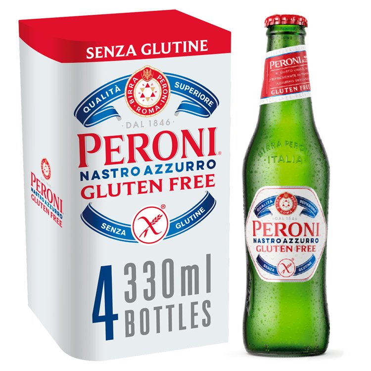 NASTRO AZZURRO PERONI GLUTEN FREE 4PK 330ML