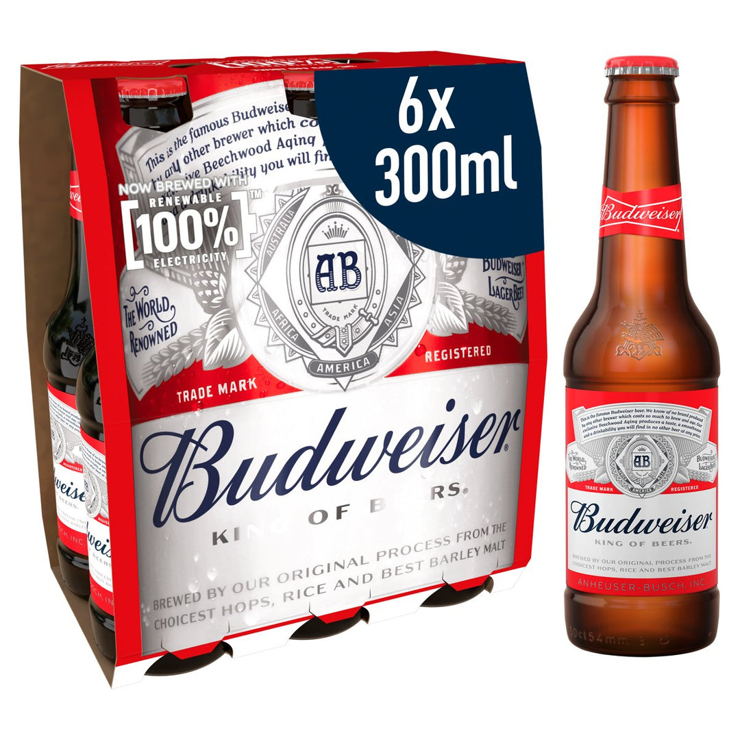 BUDWEISER 6PK 330ML