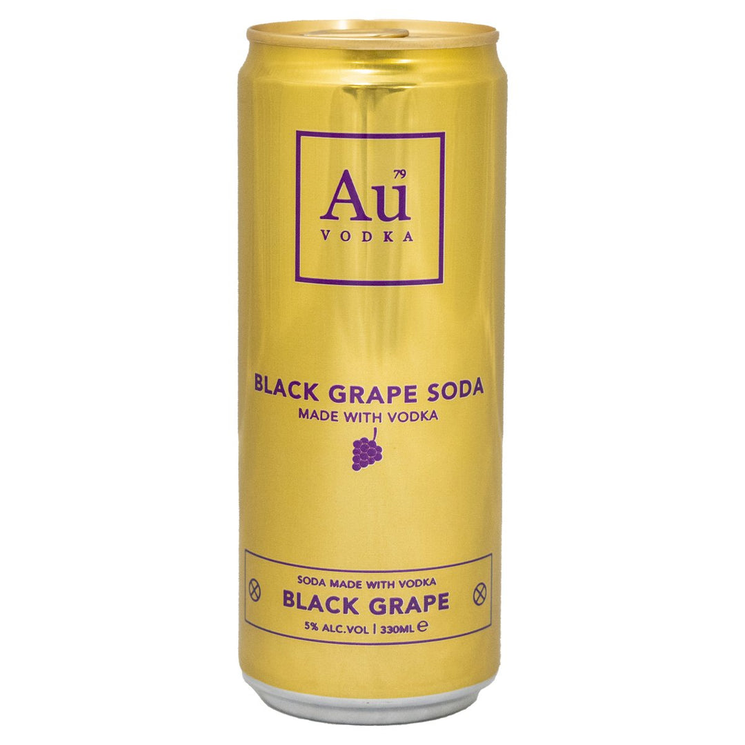 AU VODKA BLACK GRAPE CANS