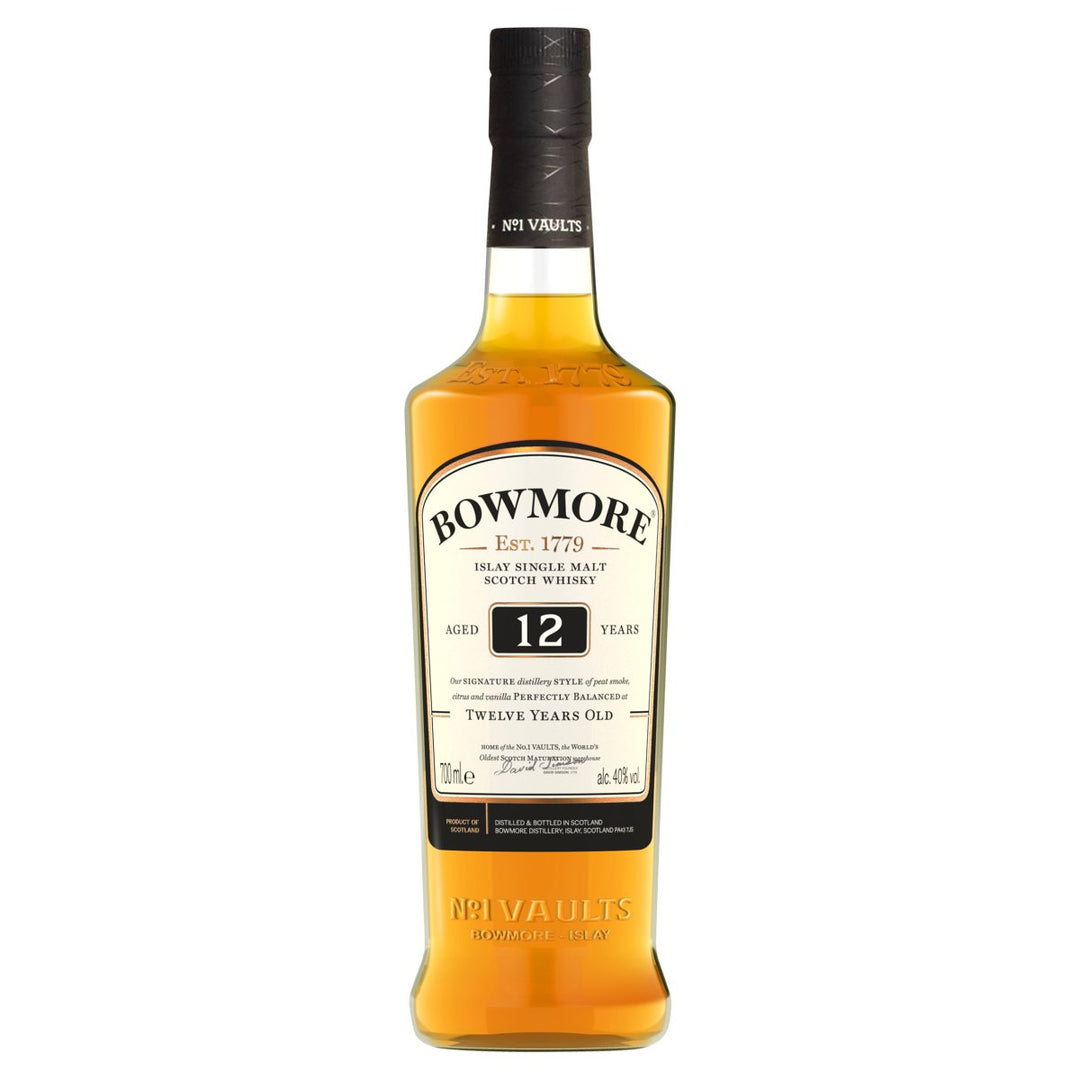 BOWMORE 12 YEAR OLD SCOTCH WHISKY 700ML