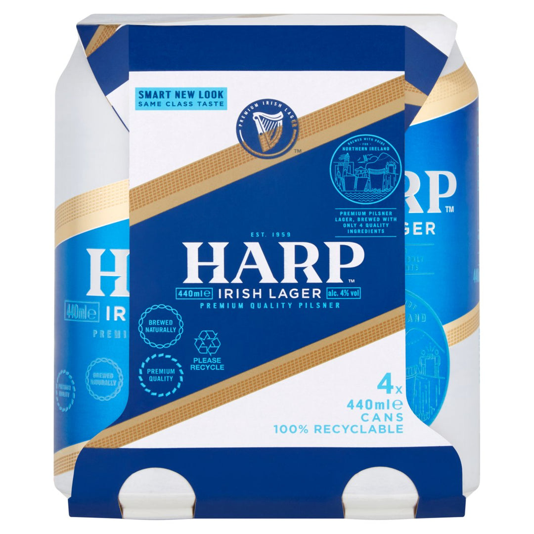 HARP CANS 4PK 440ML